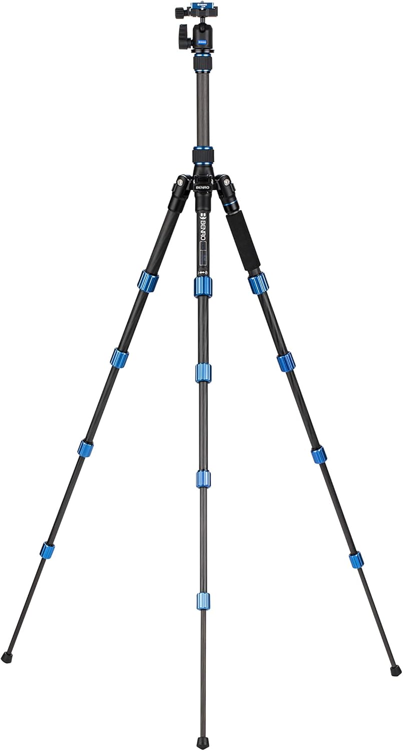 BENRO Kit Trepied Slim Travel Carbone FSL09CN00 + Rotule N00 Kohlefaser, Kohlefaser