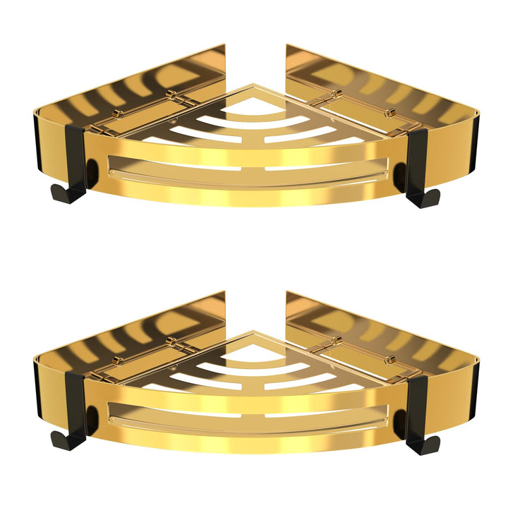 Strength Enemy Duschablage Ecke Ohne Bohren SUS 304 Edelstahl Duschregal Badregal Eckablage Duschkor