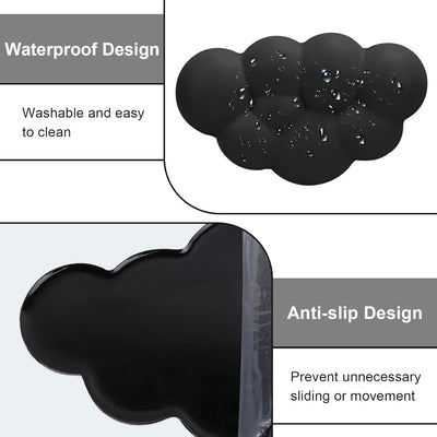 Mardiko Wolk Handballenauflage Tastatur Maus Set, Weiche Gedächtnisschaum Handauflage Tastatur Maus
