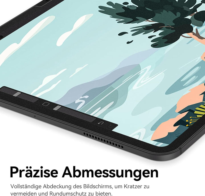 3 Stück Papier Folie Kompatibel mit iPad Air 6/7/8. Gen 13 Zoll (2024-2026, M2 M3 M4) Matte Papierfo