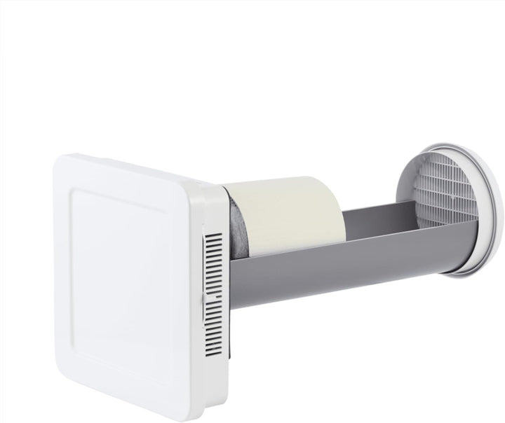 SIEGENIA AEROTUBE WRG smart Wand-Lüfter, dezentrale Wohnraum-Lüftung energiesparend, aktive Zu- oder
