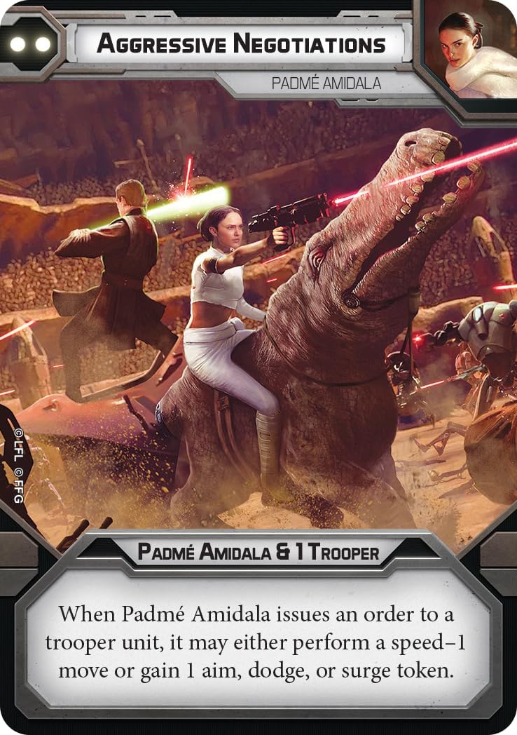 Atomic Mass Games, Star Wars Legion: Galactic Republic Expansions: Padme Amidala Operative, Unit Exp