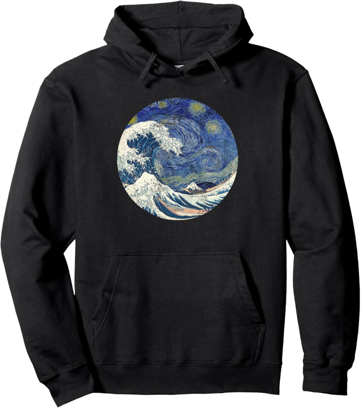 Great Wave of Kanagawa - Japanische Kunst Geschenk Damen Pullover Hoodie