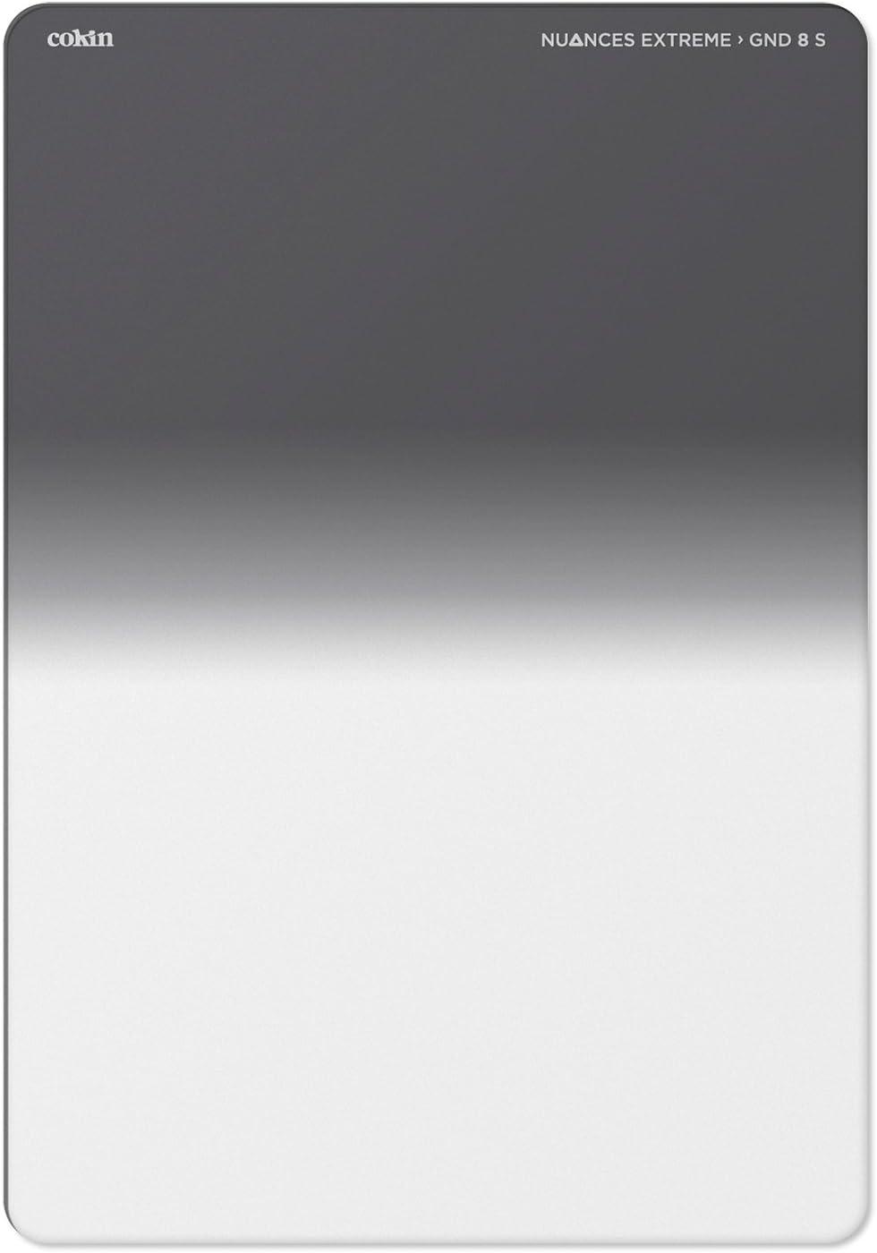 COKIN NUANCES Extreme GND8 Soft Grauverlaufsfilter- 3 f-Stops - widerstandsfähiges Mineralglas - L (