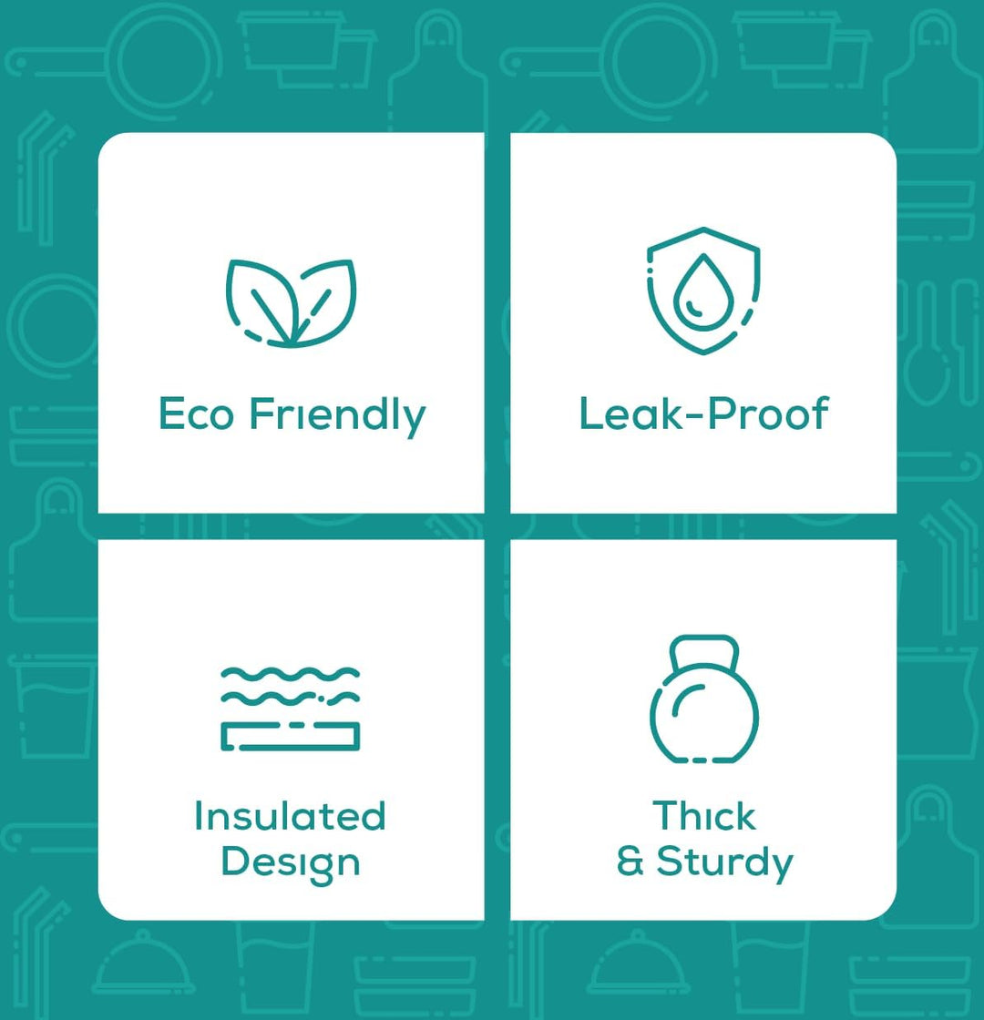 [50 Sätze - 12 oz.- 360 ml] Isolierte Pappbecher mit Rillen, heisse Kaffeetassen mit Deckel 12 oz. [