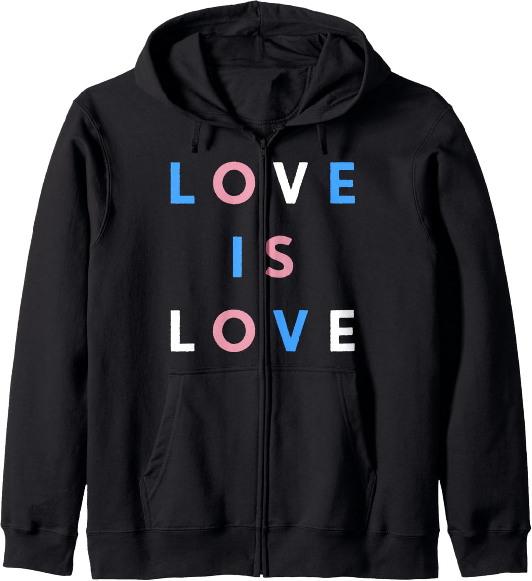 Trendy Love Is Love Pride Kapuzenjacke