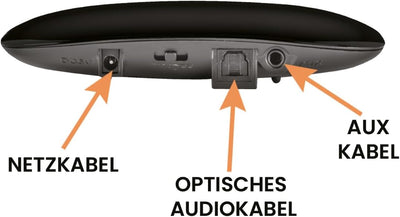 TECHMADE Kabelloser TV-Kopfhörer mit Adapter im Lieferumfang enthalten (TV CONNECT)