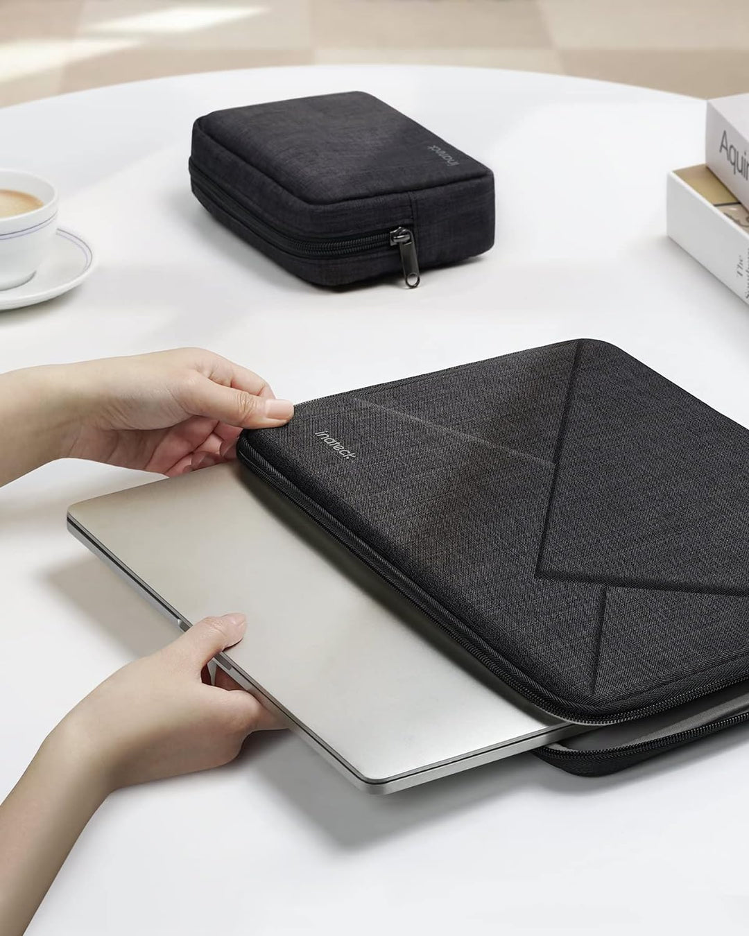 Inateck Eva stossfeste Laptoptasche kompatibel mit 14 MacBook Pro M3/M2/M1 Pro/Max 2023-2021, 13 Mac