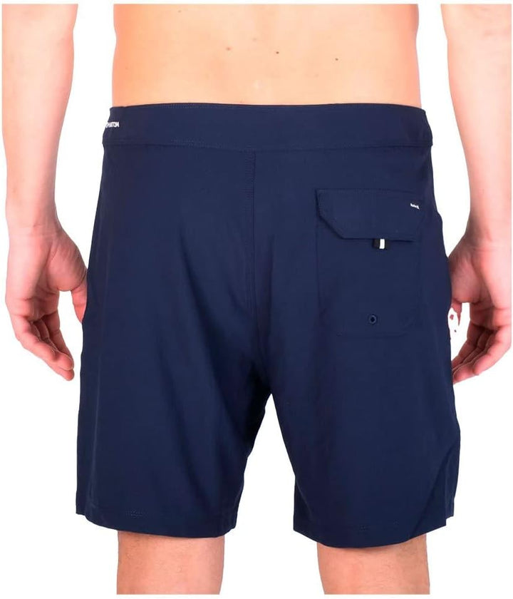 Hurley Herren Phantom O&o Solid 18' Board-Shorts, Obsidian, 42