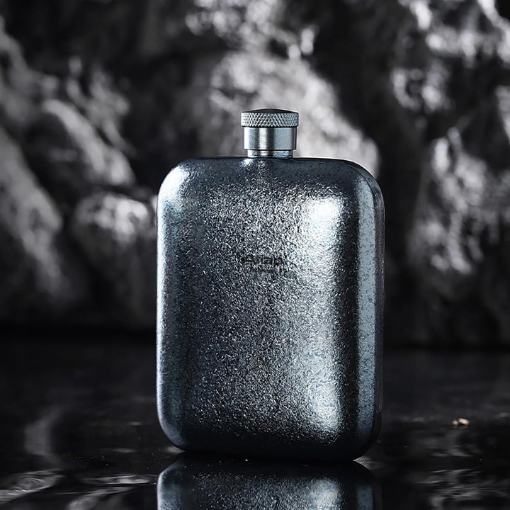 Titan-Flachmann, tragbar, auslaufsicher, Weintopf, Flagon, Trinkbecher mit Kappe für Outdoor, Campin