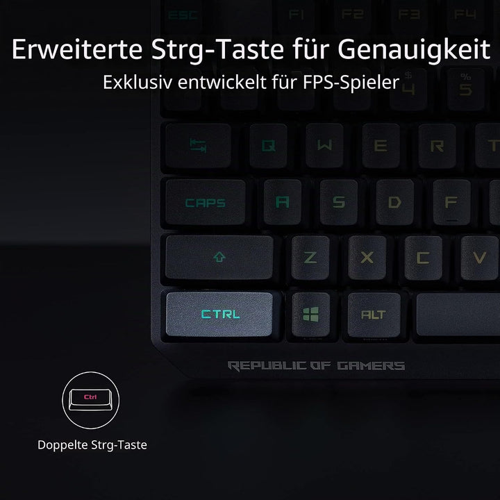 ASUS ROG Strix Scope RX TKL DX Wireless Franz. Layout