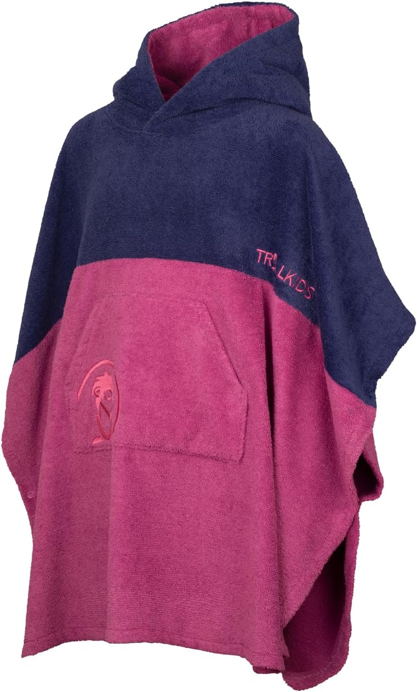 Trollkids Kids Kvalvika Surf Poncho 98 Mallow Pink, 98 Mallow Pink