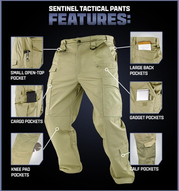 Condor Tactical Pants Navy 40W / 32L Graphite, 40W / 32L Graphite