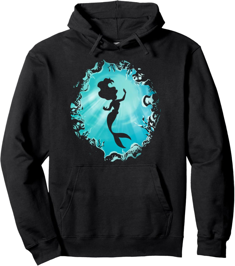 Disney The Little Mermaid Ariel Grotto Silhouette Pullover Hoodie