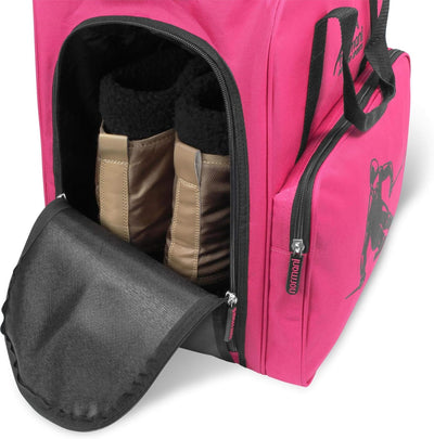 normani Skischuhtasche mit separatem Helmfach und Rucksackfunktion Alpine DEPO Pink 53 Liter, Pink 5