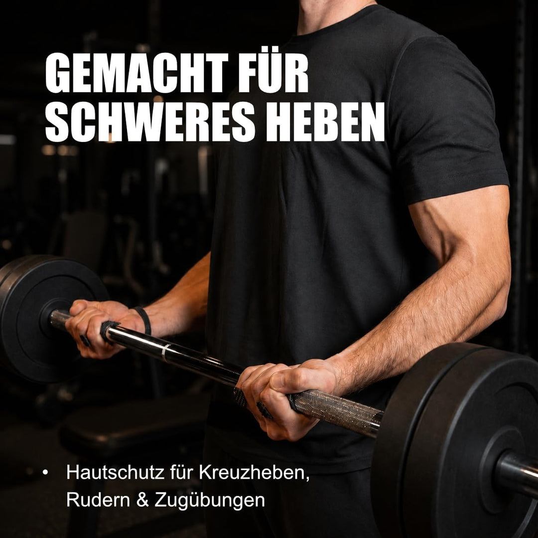 Handflächenschutz-Griffpads, ultradünn 2 mm, für Kreuzheben, Rudern und schweres Heben, ohne Handsch