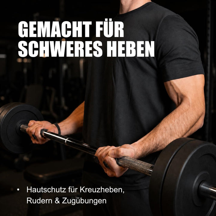 Handflächenschutz-Griffpads, ultradünn 2 mm, für Kreuzheben, Rudern und schweres Heben, ohne Handsch