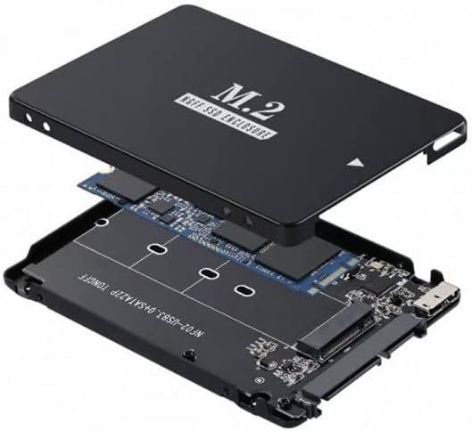 System-S NGFF B+M Key M.2 SSD Karte zu 2,5 Zoll SATA Micro USB 3.0 Combo HDD