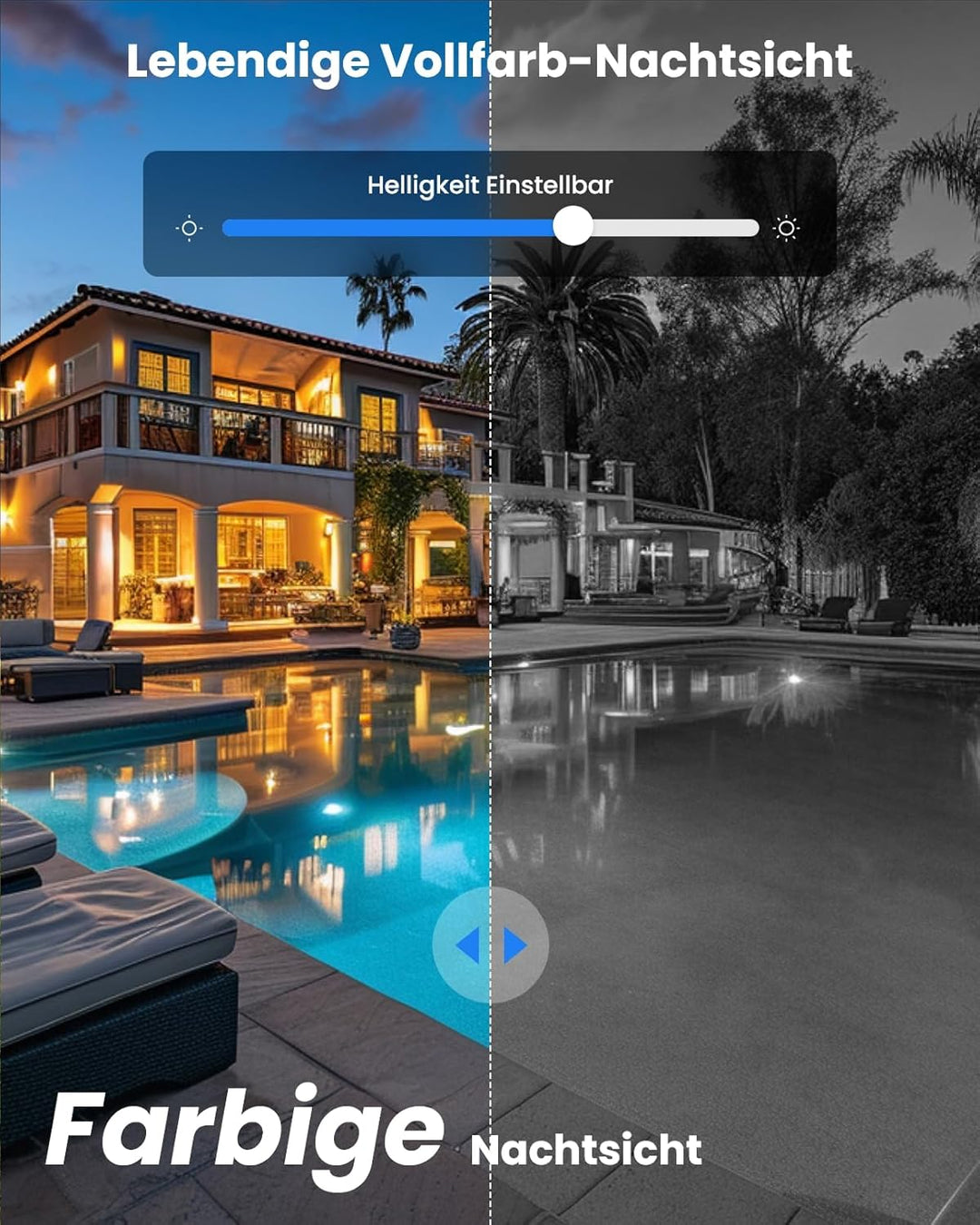 Reolink 5MP PTZ Überwachungskamera Aussen, 3X Optischer Zoom, 2,4/5GHz WLAN Kamera Outdoor mit Perso