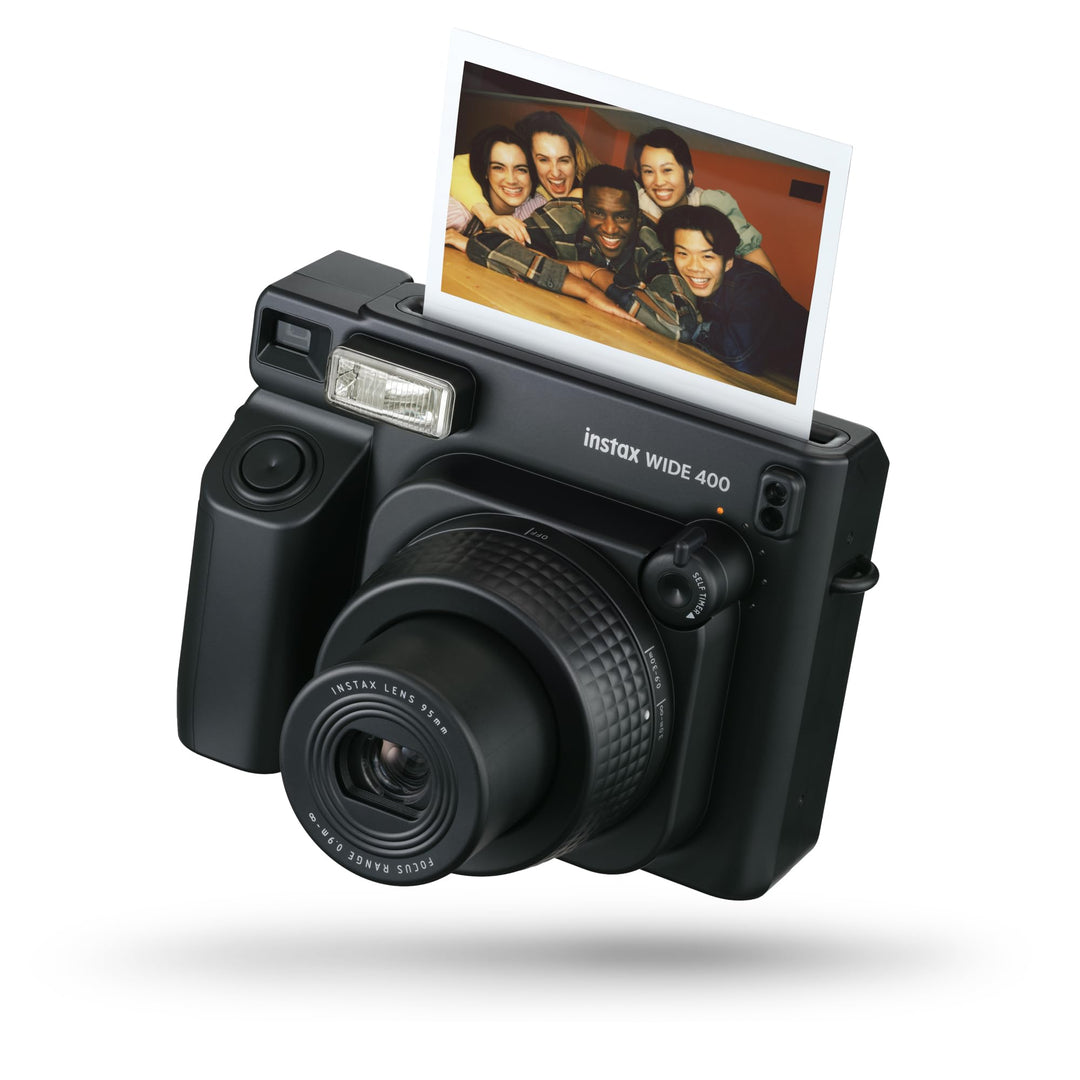 FUJIFILM instax Wide 400™ Sofortbildkamera, Jet Black Schwarz, Schwarz