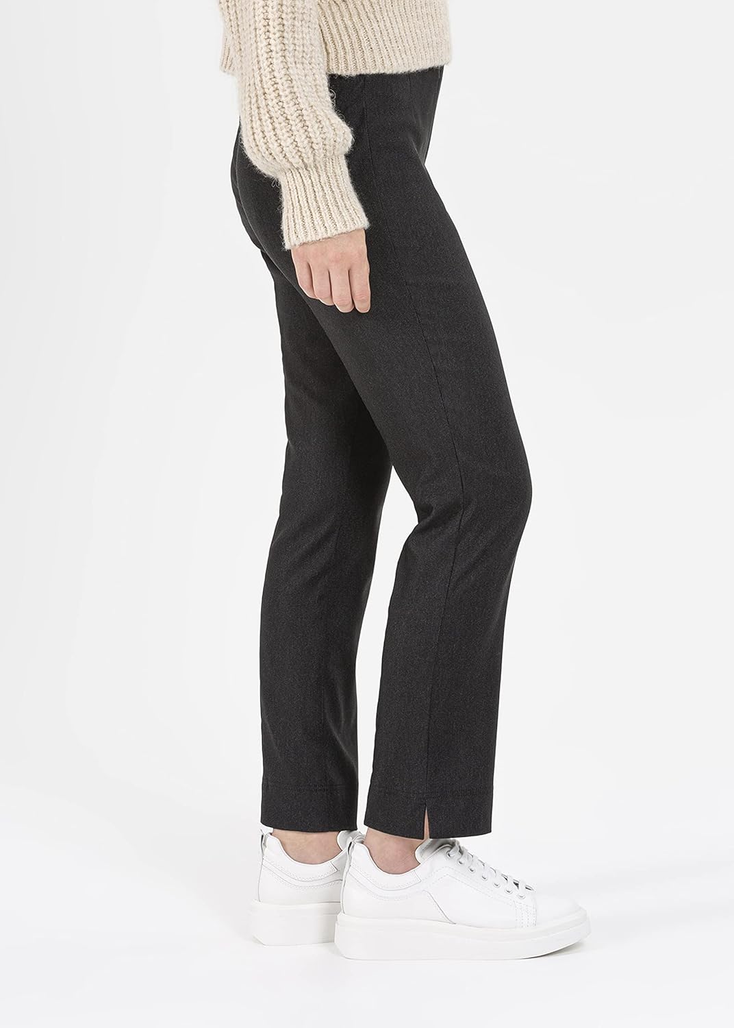 Stehmann, INA-748, Stretch-Hose innen angeraut 36 Anthrazit-melange, 36 Anthrazit-melange