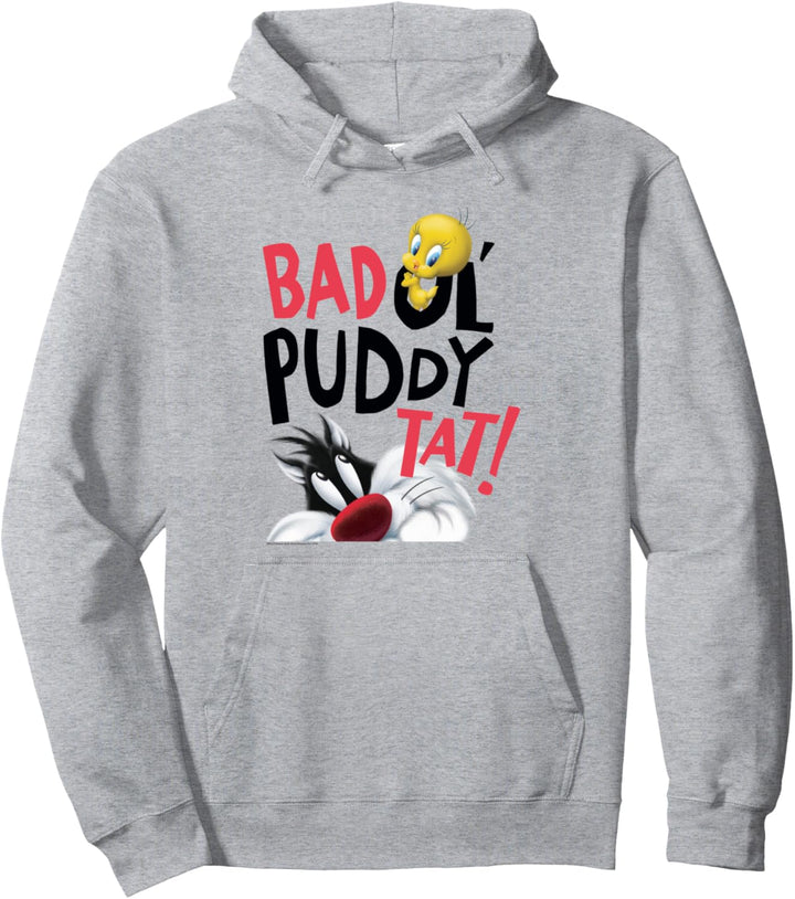Looney Tunes Sylvester and Tweety Bad ol' Puddy Pullover Hoodie