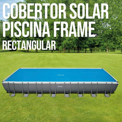 Intex Solarabdeckplane für Ultra Frame rechteckig 975 x 488 cm, Stärke 160 Mikron, Fertigungsmass: 9