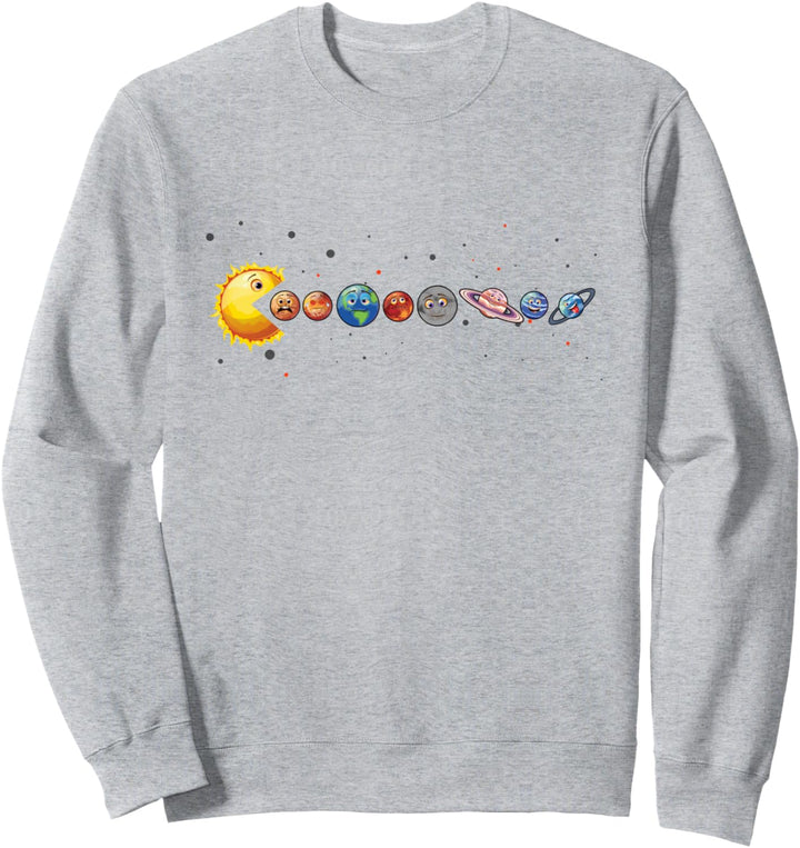 Sonne isst Planeten Sonnensystem Astronomie Astrologie Sweatshirt