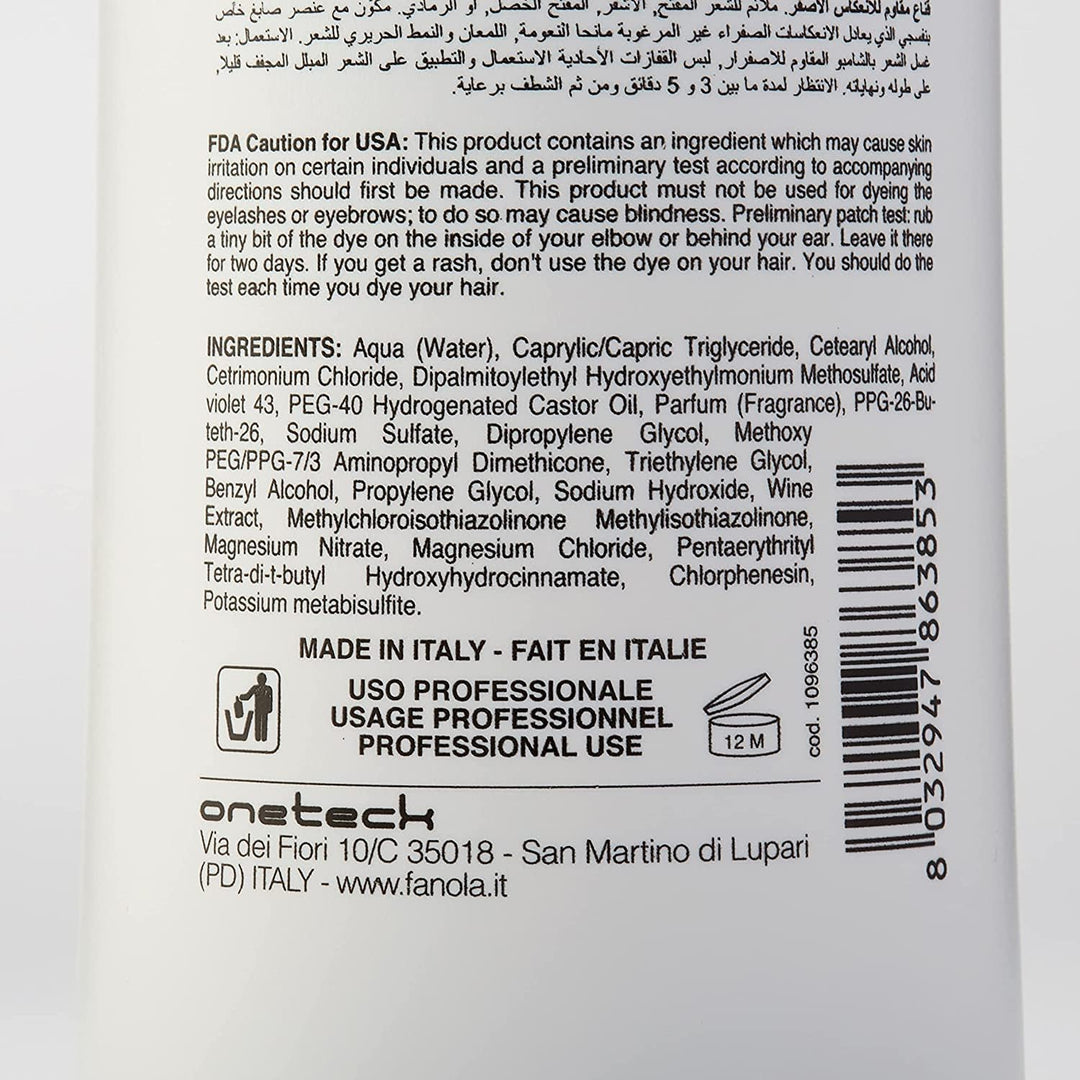 Fanola No Yellow Anti-Gelb-Shampoo + Nutri Care Conditioner - 2000 ml Single, Single