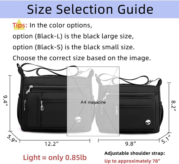 MINTEGRA Damen Schultertasche, geräumig, mehrere Taschen, Umhängetasche, Geldbörse, modischer Henkel
