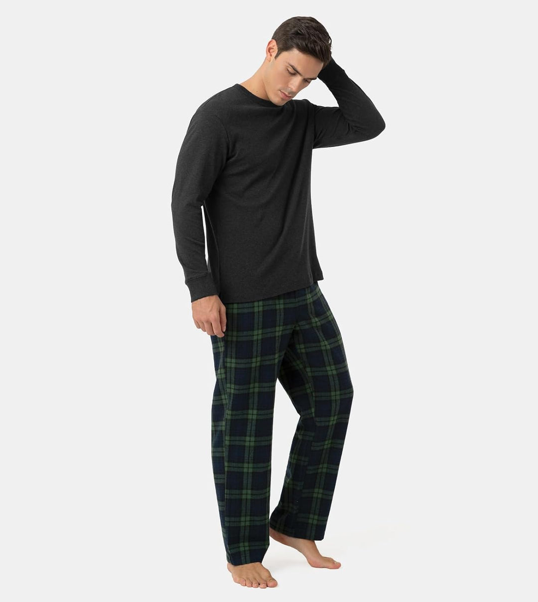 LAPASA Herren Pyjama-Set Schlafanzugset (Extra Warm Flecce Set M129, Wärmer Flanell Set M95, Warm Fl