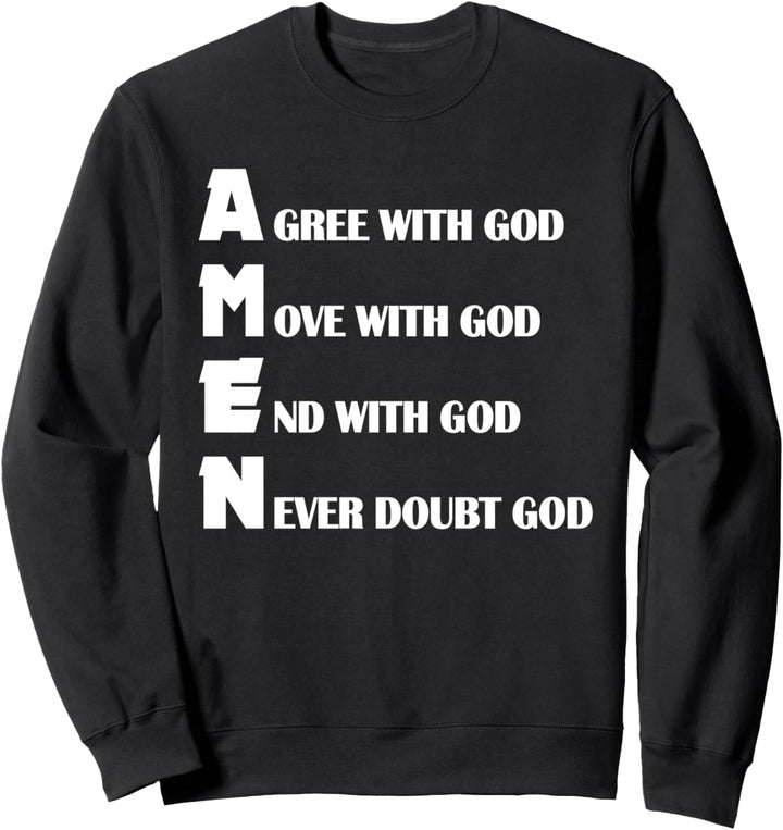 Christliches Design , christlicher Spruch beten ;Team Jesus Sweatshirt