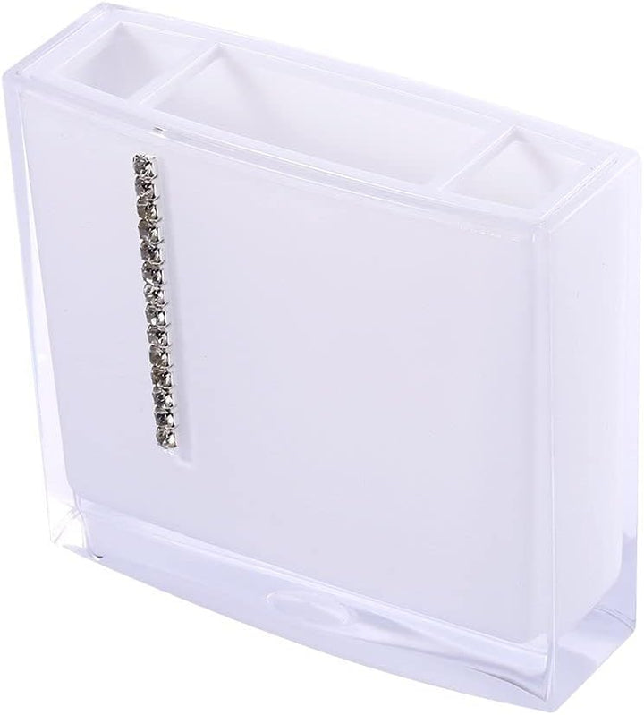 5-Stück Erstklassig Badezimmer Set (aus Hochwertige Acryl mit Diamanten) Bad Accessoire Set Lotion-F