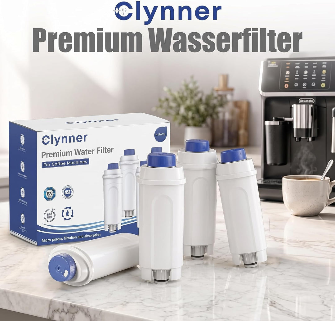 Wasserfilter kompatibel mit De'Longhi® DLSC002 – Zertifizierter Premium-Ersatzfilter für Magnifica®