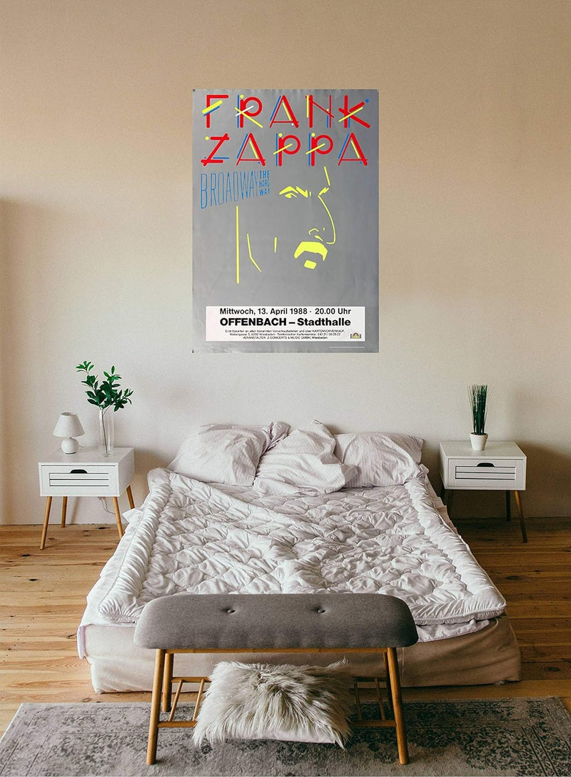 Frank Zappa - Broadway Hard Way, Frankfurt 1988 » Konzertplakat/Premium Poster | Live Konzert Verans