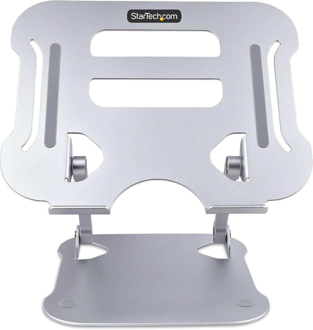 StarTech.com Tisch Laptopständer - Laptoperhöhung aus Aluminium, Tragbar, Faltbar, Schwenkbar - Trag