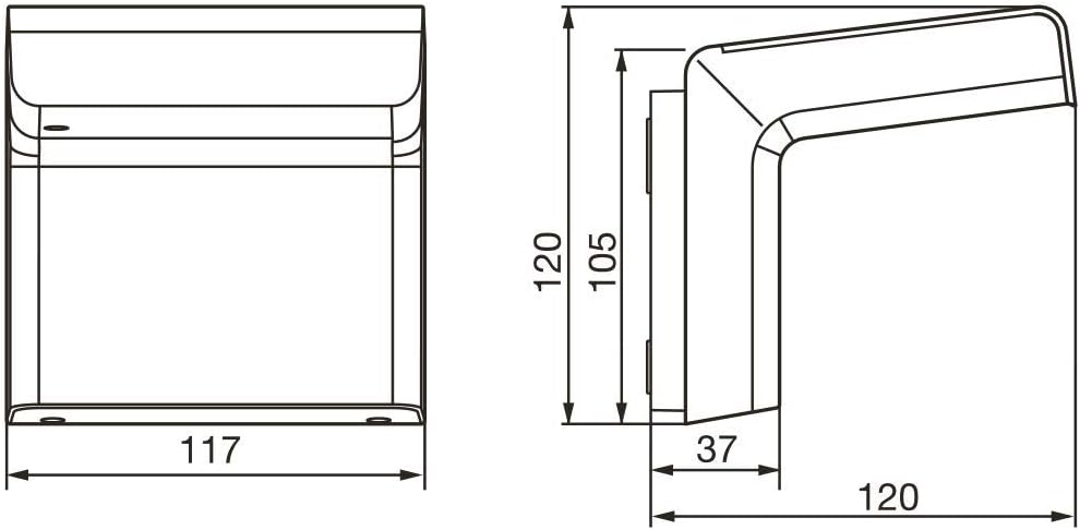 Steinel Bewegungsmelder iHF 3D KNX Anthrazit, 160° Bewegungssensor, 5m Reichweite, 3-Zonen-Erfassung