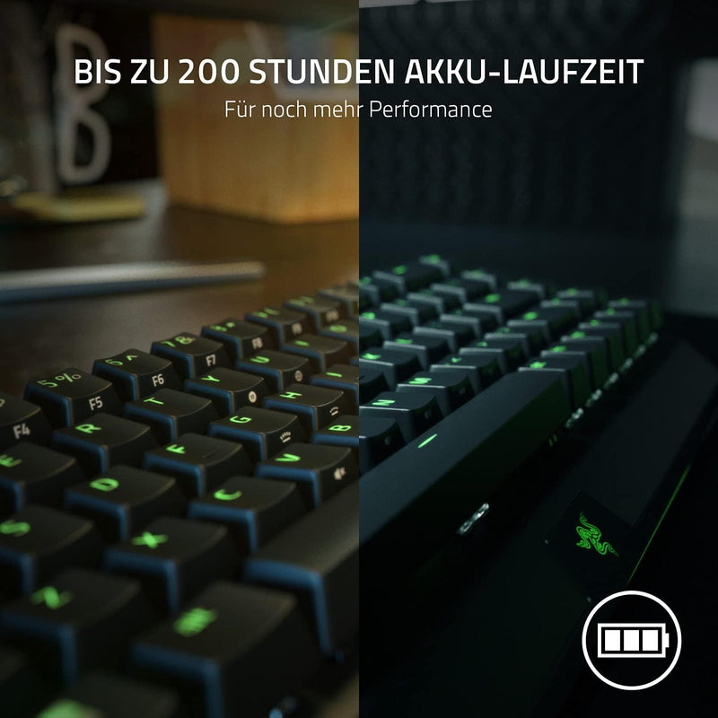 Razer BlackWidow V3 Mini HyperSpeed (Yellow Switch) - 65% Kompakte Gaming Tastatur mit mechanischen