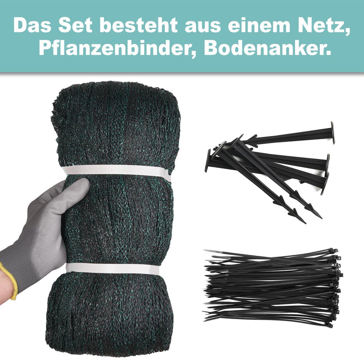 Tymar Teichnetz, Gartennetz, Vogelschutznetz, Laubnetz, Obstbaumnetz, Vogelabwehrnetz, Balkon Netz,