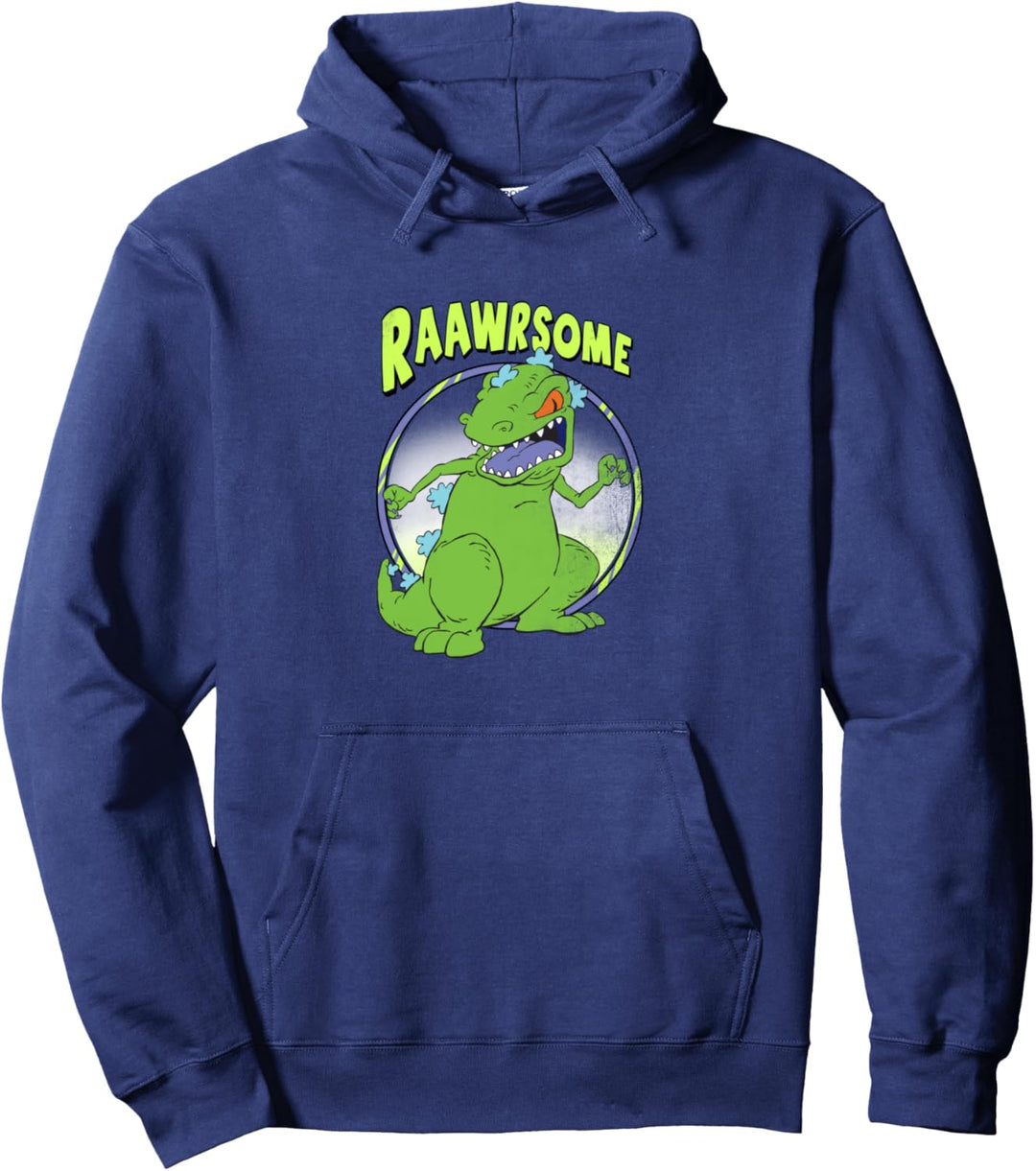 Rugrats Reptar Raawrsome Action Pose Pullover Hoodie