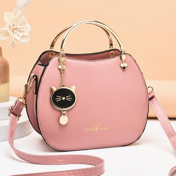 NICOLE &amp; DORIS Runde Umhängetasche Damen Handtasche Klein Tasche Mode Crossbody Bag Damen PU Leder H