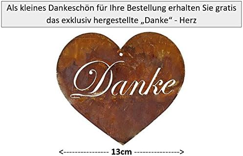 Dekoration Gartenfigur - Hundedeko: Hund mit Leine auf Bodenplatte - Höhe 50cm - Edelrost Gartendeko
