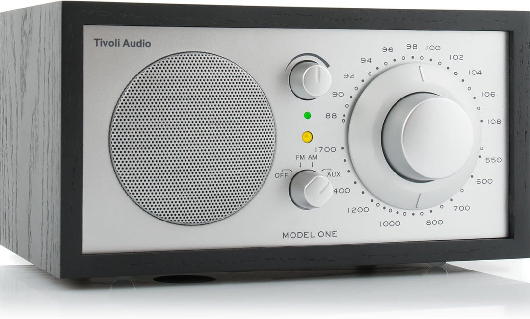 Tivoli Audio Model One UKW-/MW-Radio (Schwarz / Silber), Schwarz / Silber