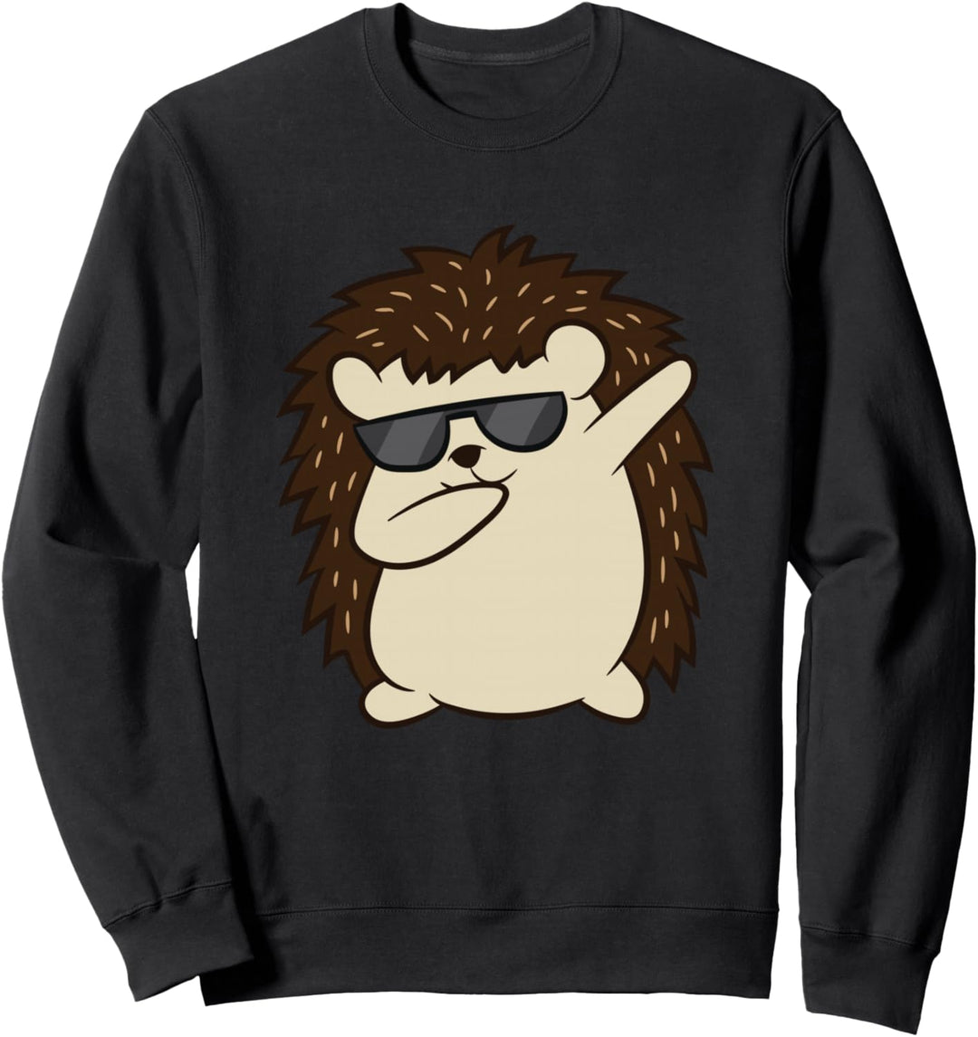 Tupfender Igel Lustiger Igel Sweatshirt