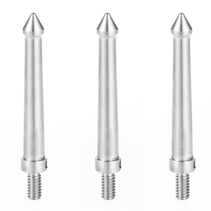 Selens Stativ Spike mit 1/4" Gewindeloch 3 Stück, Edelstahl Kamerastativ Spikes Füsse Lange Stativge