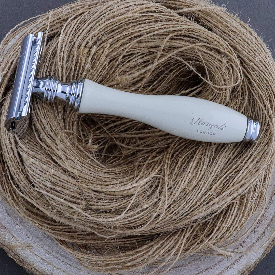 Rasierhobel Set für Herren, 6-in-1 Rasierpinselset mit Rasierständer, Rasierset mit Rasierer, Rasier