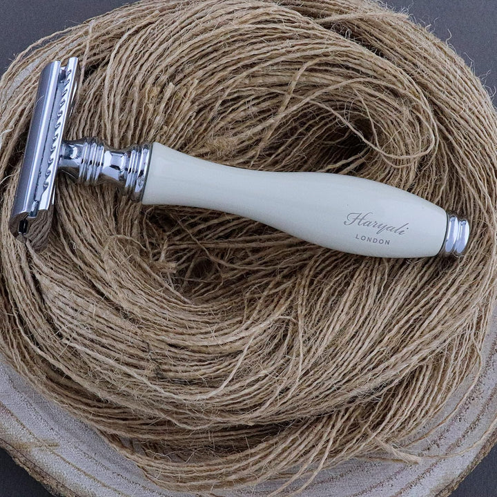 Rasierhobel Set für Herren, 6-in-1 Rasierpinselset mit Rasierständer, Rasierset mit Rasierer, Rasier