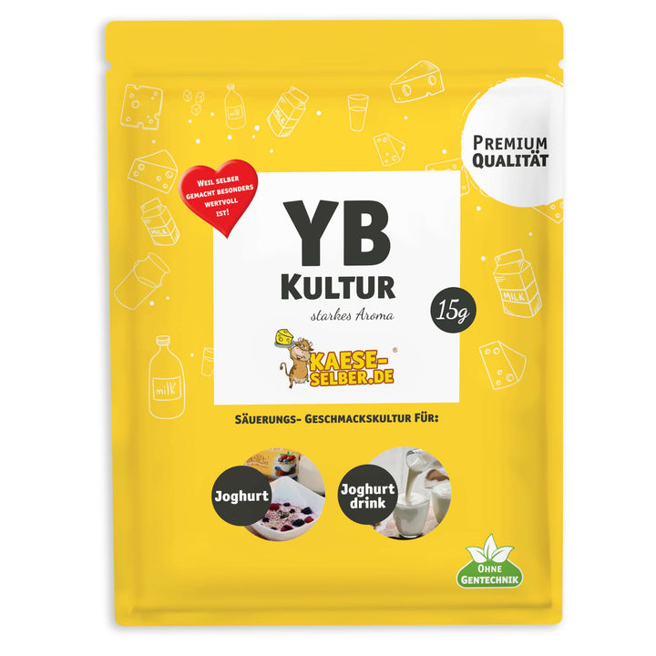 YB Joghurtkulturen 15g Starkes Aroma, Joghurt selber Machen, Joghurtkultur, Ferment