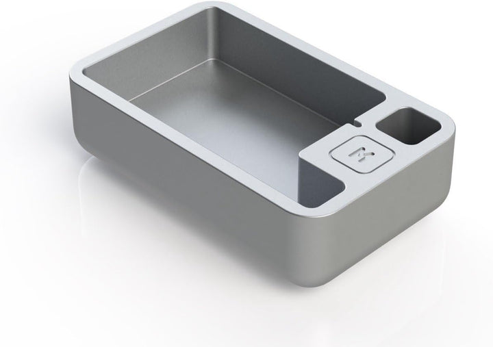 Notizzettelbox Zettelbox Zettelkasten aus Aluminium für A8 Notizzettel Karteikarten Lernkarten– Prem