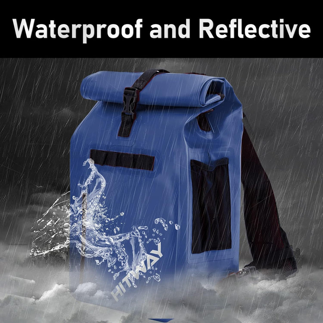 HITWAY Unisex Gb1 Fahrradrucksack L Blau, L Blau
